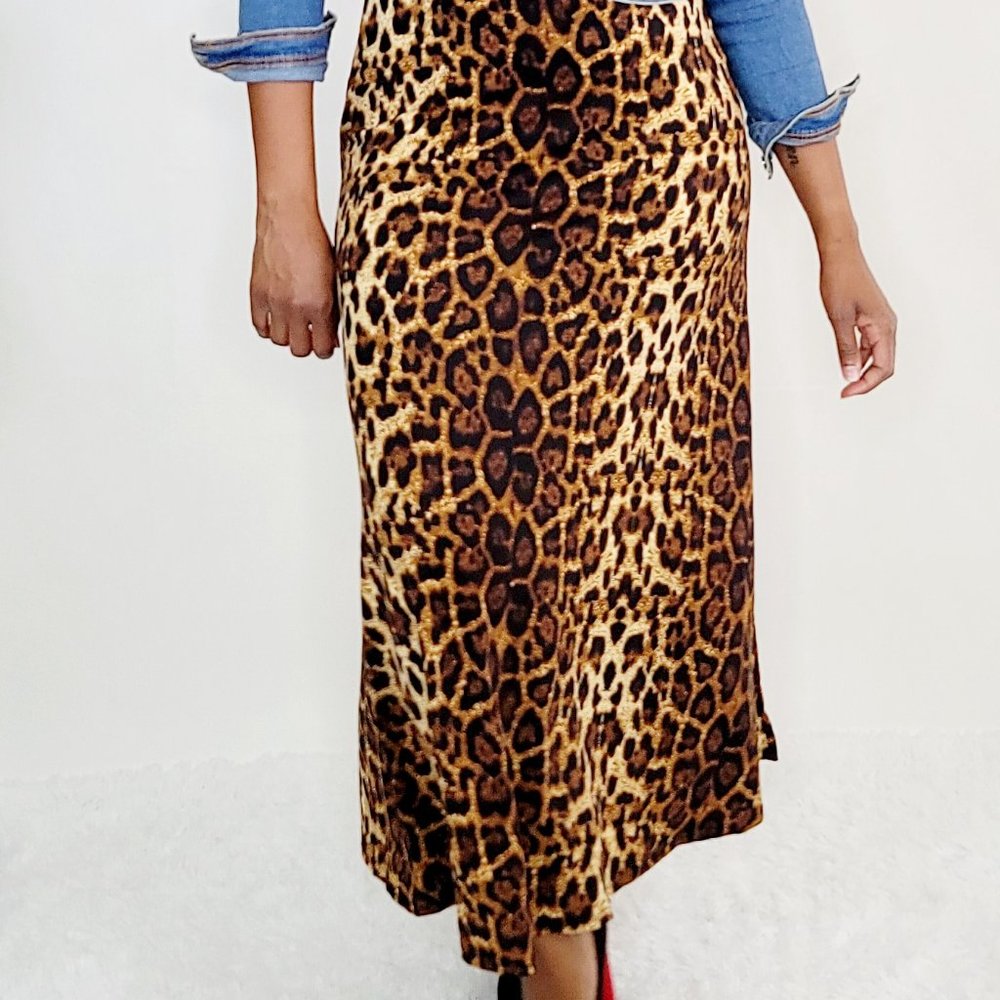 Maxi Leopard Skirt